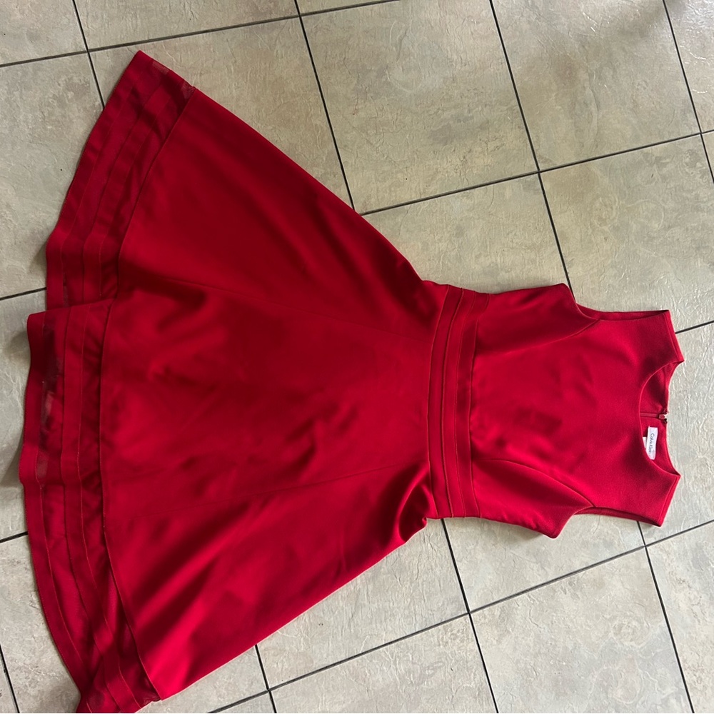 Elegant Red Kids Dress